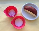 レンチン!さつまいもの茶巾しぼり作り方1写真