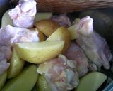 手羽元とじゃが芋の煮物＊もちもち作り方7写真
