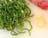 ピーマン丼作り方1写真
