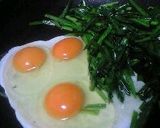 ニラ、たまご、そしてわりした。作り方1写真