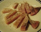 彩り野菜とかじきのオイスターソース炒め作り方1写真