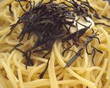 塩昆布＆バター和風パスタ☆なめたけおろし作り方2写真