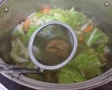 ほっこり♪春キャベツと根菜のお味噌汁作り方3写真