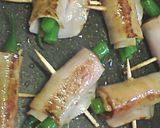 インゲンのベーコン巻き作り方4写真