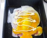 ベーコン（ハム）エッグピザトースト作り方3写真