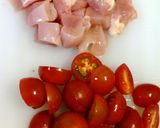 チキンとプチトマトのイタリアーン♪炒め作り方1写真