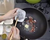 カイワレ大根とシラスの梅パスタ作り方4写真