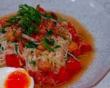 トマトとお豆のサラダそうめん作り方5写真