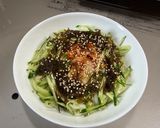 もずく酢キムチの旨辛ぶっかけうどん作り方3写真