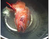 キンキの煮付け ♪ ｱｽﾊﾟﾗ添え ♪作り方3写真