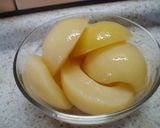♪桃のジュレかけ(缶詰使用)♪作り方1写真
