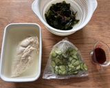 きゅうりの検定♪鶏肉とワカメの和え物作り方3写真