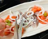 あじな手軽パッチョ🤣😂🤣😂作り方3写真