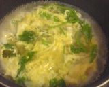 香菜使いきり　中華風たまごスープ作り方4写真