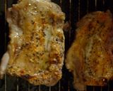 チキンとバジルのパリパリ焼き(*´∇`*)作り方3写真