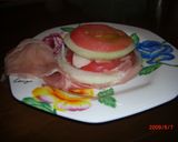 今が旬!新玉ねぎ★トマト★豚肉の重ね焼き作り方3写真