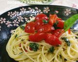 見た目も可愛い♡トマトバジルのサワー漬け作り方3写真