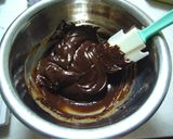 生クリームdeチョコケーキ（ノンバター）作り方3写真