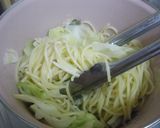 簡単☆キャベツの柚子マヨパスタ作り方3写真