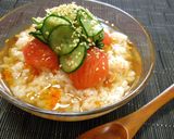トマトの冷製＊ピリ辛茶漬け作り方8写真