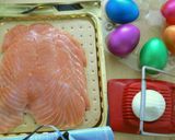 大好き！サーモンサンド作り方1写真