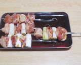 100均のステンレス串で♪おうち焼き鳥作り方2写真