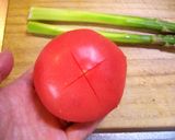トマトとアスパラのさっぱりマリネ☆作り方1写真