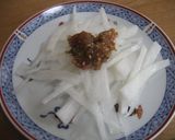 大根サラダ&梅肉あん作り方4写真