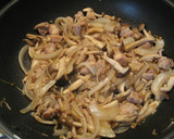 鶏肉ときのこたっぷり和風パスタ作り方3写真