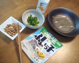 簡単♪おいしい♪塩昆布納豆パスタ作り方2写真