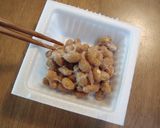 簡単♪おいしい♪塩昆布納豆パスタ作り方3写真