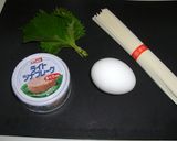 青じそソーミンチャンプルー作り方1写真