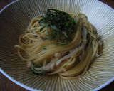 しょうゆバターきのこスパゲティ作り方4写真