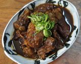 牛すじの赤みそ炊き作り方5写真