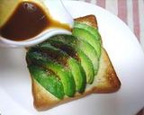 アボカドのトースト✿チーズわさび醤油作り方4写真