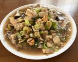 焼き豆腐・鶏・なす・きのこ煮作り方12写真