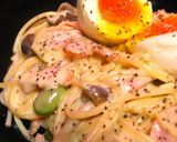 豆乳で濃厚こってりカルボナーラ☆作り方7写真
