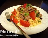 簡単美味しい☆牛肉とトマトの冷製パスタ☆作り方8写真