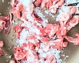 塩麹豚こま肉とズッキーニ炒め今夜のおかず作り方1写真