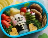 キャラ弁♪　俵おにぎりでっくまっ＾＾作り方4写真