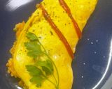 夜に食べる　オムライス作り方8写真