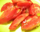 台湾家庭料理♪トマト＆玉子の炒めもの♪作り方1写真