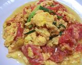 台湾家庭料理♪トマト＆玉子の炒めもの♪作り方2写真