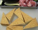 揚げなすと厚揚げの含め煮作り方1写真