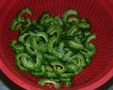 ガッツリスタミナ☆ゴーヤと豚肉の味噌炒め作り方1写真