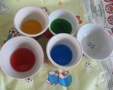 かまぼこ　かき氷シロップお弁当に　飾り作り方1写真