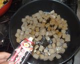 こんにゃくステーキ♪簡単ピリ辛炒め味噌作り方5写真