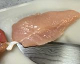 鶏ささみ×高菜×チーズ レンジ蒸し作り方1写真