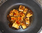 厚揚げの焼肉のタレ炒めマヨ掛け作り方1写真