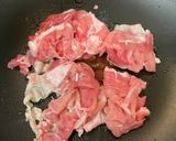 菜の花と豚こま肉の塩焼きそば♪作り方4写真